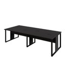 Ver imagem 6 de Mesa de Escritório Plataforma 4 Pessoas 2,70m Pre Pés Metal Cor:preto