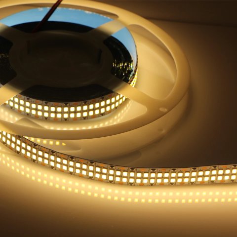 Fita Led Dupla 3528 480 Led’s 5 Metros 40w Ip20 12v 3000k