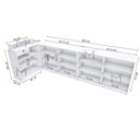 Ver imagem 5 de SUPER BALCÃO CAIXA EM L COM FUNDO FECHADO M317.B MUNDI MOVEIS
