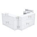 Ver imagem 7 de SUPER BALCÃO CAIXA EM L COM FUNDO FECHADO M317.B MUNDI MOVEIS