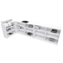 Ver imagem 1 de SUPER BALCÃO CAIXA EM L COM FUNDO FECHADO M317.B MUNDI MOVEIS