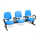 Ver imagem 1 de Cadeira em Longarina para Escolas Linha Uno Azul