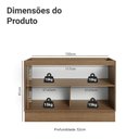 Ver mais imagens de Balcão Gabinete de Pia 120 Cm (sem Tampo) Vik Madesa.