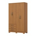 Ver imagem 2 de Guarda Roupa 4 Portas 3 Gavetas Caju Henn