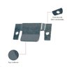 16 Pares Conector Cabeceira Sofá Painel Tvs União Encaixe Aço Galvanizado - 3