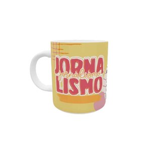 CANECA PROFISSAO MEME ARTE FLORK JORNALISMO