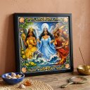 Ver imagem 1 de Quadro Orixás Iemanjá Oxum e Iansã 33x33cm Mold Branca
