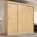 Ver imagem 1 de Guarda Roupa Casal Paris 3 Pts Corre 2gav Teka Madrid