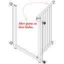 Ver imagem 2 de Grade Portão Pet Bebê Divisor Ambiente 70 até 85 Cm Preto