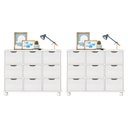 Ver imagem 1 de Kit 2 Nichos Organizadores com 9 Gavetas Branco/Branco - FdECOR