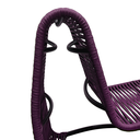 Ver imagem 4 de Poltrona Descanso Lotus em Aço e Corda Náutica para Varanda Gourmet Moderna