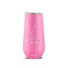 Copo Térmico Aduze Champagne Espumante Drink Lux Fé e Paz 150ml - Rosa - 1