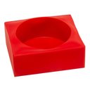Ver imagem 2 de Cesto 2 em 1 Silicone Flexível Multiuso Decoração Silikomart Cor:vermelho Vermelho