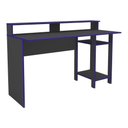 Ver imagem 1 de Mesa Gamer para Computador 136cm Multimóveis CR25357 Grafite/Azul