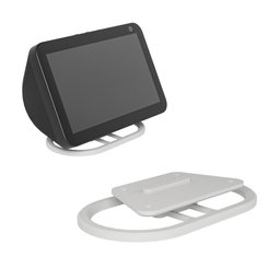 Base de Suporte para Eco Show 8 - Versões 1 e 2-sala/quarto/área Externa- Branco - 1