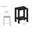 Ver imagem 4 de Mesa de Cabeceira Mesa de Apoio Mesa Auxiliar Mesa Lateral