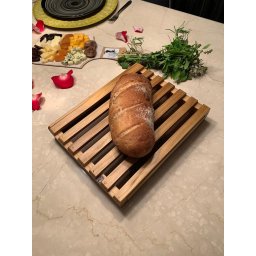 Tabua para Pães com Migalheira - Feita Mão - Rustica Giovanni - 3