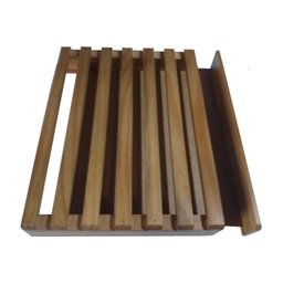 Tabua para Pães com Migalheira - Feita Mão - Rustica Giovanni - 1