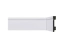Ver imagem 1 de Rodape de Poliestireno 7cm Branco B74 Massa Escura Frisado - Santa Luzia