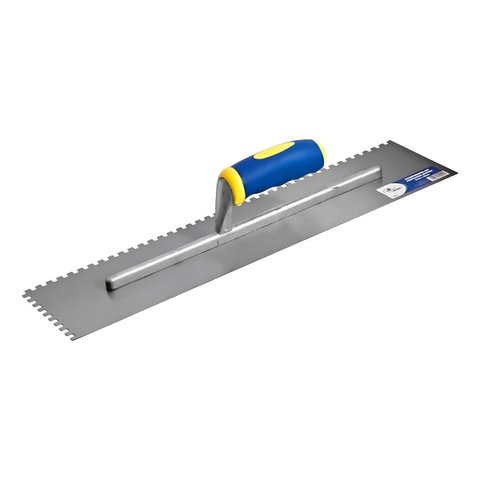 Desempenadeira Profissional de Aço, Dentada, 12 X 48 Cm