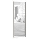 Ver imagem 1 de Porta de Correr Individual 80cm com Espelho, Puxador Champagne e Kit Ferragem Prime Plus Luciane