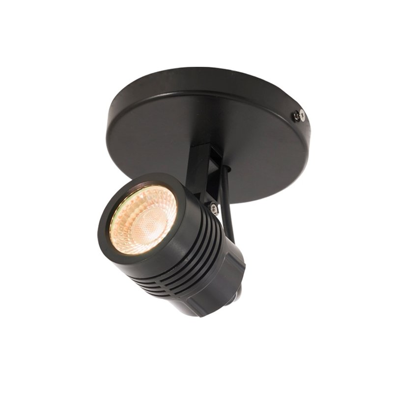 Spot Led Sobrepor 6w Preto Ip65 Yamamura