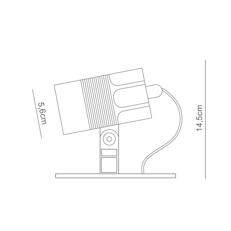 Spot Led Sobrepor 6w Preto Ip65 Yamamura - 3