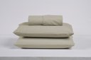 Ver imagem 1 de Kit Roupa de Cama Solteiro Percal 200 Fios 100% Algodão com Elástico e Fronha 2 Peças:avela