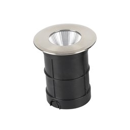 Embutido de Solo Led Taschibra Thin 3w 3000k Ip67 - Prata - Luz Quente 3000k - 1