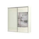 Ver imagem 2 de Guarda-roupa Roupeiro Casal com 02 Portas 2,23m 100% Mdf - Dalla Costa: Off White