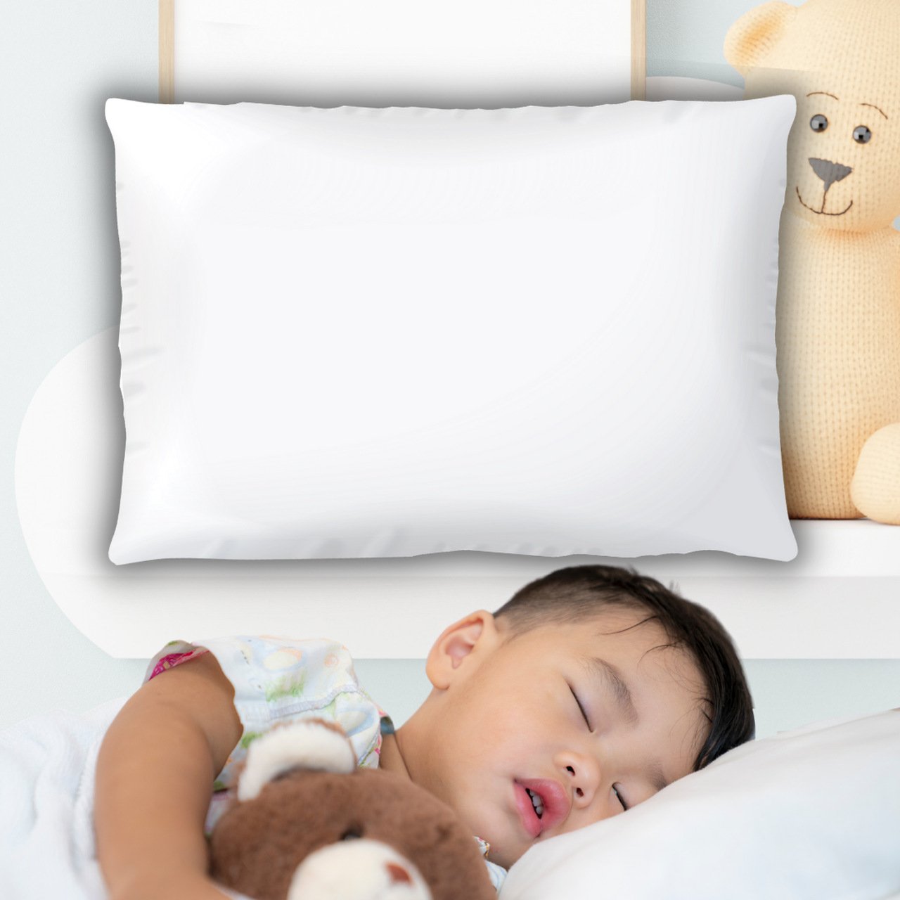 Travesseiro Para Criança 2 A 7 Antialérgico Lavável Macio - 1