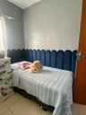 Ver imagem 3 de Cabeceira Modulada Estofada Adesiva Nuvem 2 Módulos 60x20cm Azul