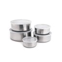 Ver imagem 4 de Jogo Conjunto de Tigelas Bowl Potes com Tampa Aço Inox 5 Pçs