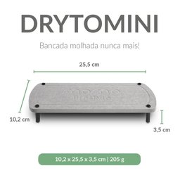 Bandeja Decorativa Banheiro Lavabo Cozinha Organizadora de Diatomita Drytomini - 4