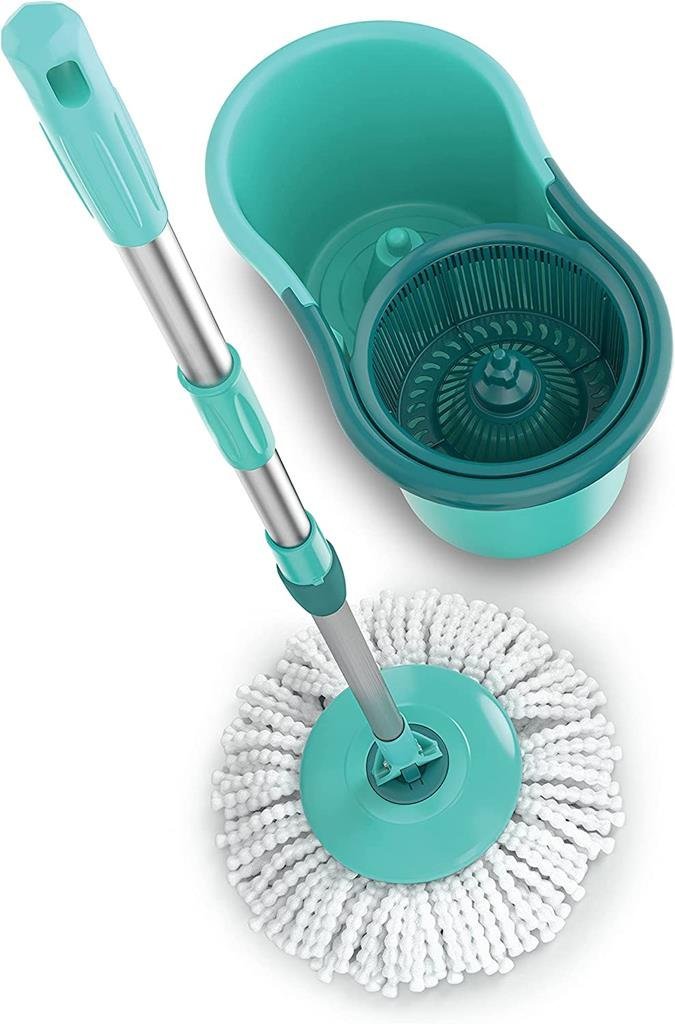 Balde Perfect Mop Pro 360° Giratório Limpeza Geral Esfregão 12l