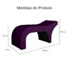 Maca Estética Isis Tecido Veludo Extensão de Cílios Salão de Beleza - Sv Decor:roxo - 4