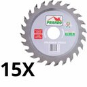 Ver imagem 2 de Kit 15 Discos Serra Vídea 110 X 20 X 24 D Prando Madeira