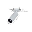 Ver imagem 4 de Spot Direcionável de Embutir Nordecor Kona Canopla Redonda Led Alto Irc 97 3w Bivolt Branco 2700k Lu