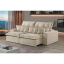 Ver imagem 2 de Sofá 5 Lugares Retrátil e Reclinável Linho M-144 Martins Creme