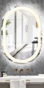 Ver imagem 6 de Espelho Jateado Oval Iluminado com Led Quente - 70x120cm Woodglass Oval Jato Quente
