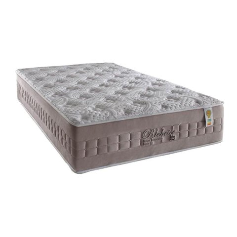 Colchão Solteiro Anjos Espuma Visco Gel Molas Ensacadas MasterPocket Richesse Euro Pillow (88x188x36) -