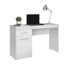 Ver imagem 2 de Escrivaninha Bancada Mesa Star com Porta Branco Home Office Escritório