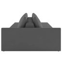 Ver mais imagens de Sofá Ilha Modular com Puff para Sala Living 232cm Georgia K04 Veludo Cinza Escuro - Mpozenato