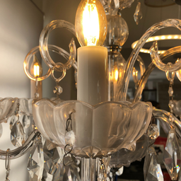 Luminária Luminária Cristal K9 Casa Entrada Chique Estilo - 4