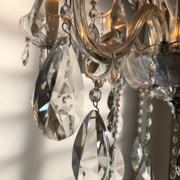 Luminária Luminária Cristal K9 Casa Entrada Chique Estilo - 5