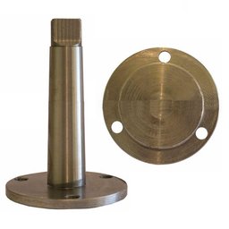 Placa para Torno 3 Castanhas - Med. 100mm-4 + Flange Cm4 - 5