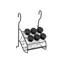 Ver imagem 2 de Porta Temperos 6 Potes com Suporte de Pendurar Cozinha Preto