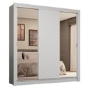 Ver imagem 5 de Guarda-roupa Casal 3 Portas de Correr com Espelhos 4 Gavetas Branco Sublime Plus Madesa Branco