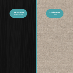 Guarda Roupa Casal 6 Portas 2 Gavetas Porto Carraro Preto - 12 Guarda Roupa Casal 6 Portas 2 Gavetas Porto Carraro Preto - 12