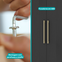 Ver imagem 3 de Guarda Roupa Casal 6 Portas 2 Gavetas Porto Carraro Preto